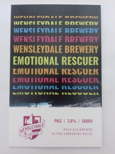 Wensleydale brewery hand pump - wensleydale,