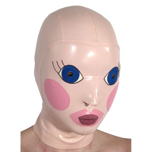 Latex gummi hood - hood, maid