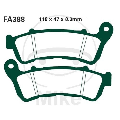 Pair pads ebc fa388hh - of, hh