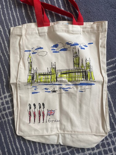 Boden london theme canvas tote - canvas,