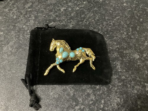 Pretty faux turquoise gold - faux,