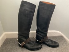 RIDING BOOTS AND SPURS - size