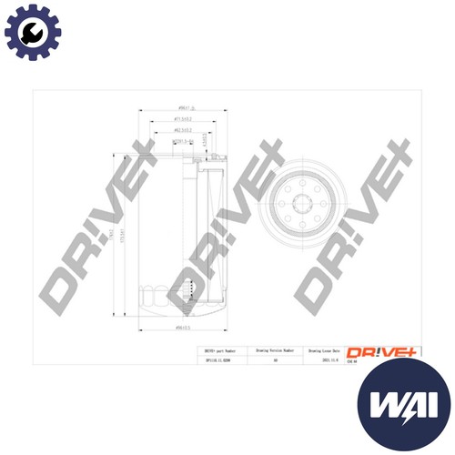 Oil filter dp1110 0298 for - filter,