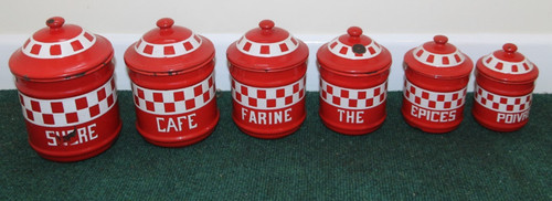 Set vintage enamel - vintage,