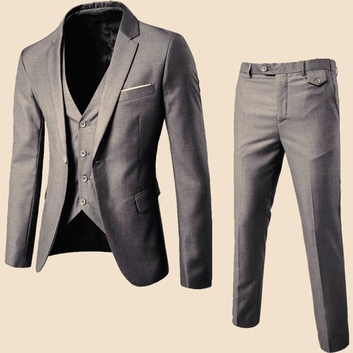 Men suits one buttons slim - suits,