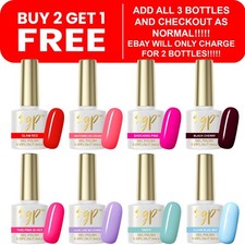 SGP UV LED Nail Gel Polish Soak Off Base Top Colour Coat - 7.3ml - FREE POSTAGE