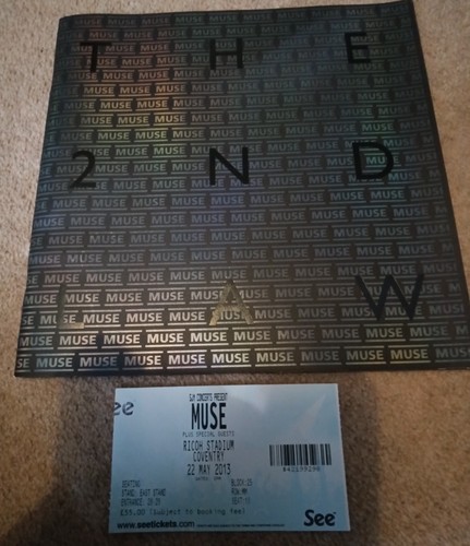 Muse the 2nd law ticket - 2nd,
