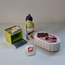 Playmobil table lady figure - lady,