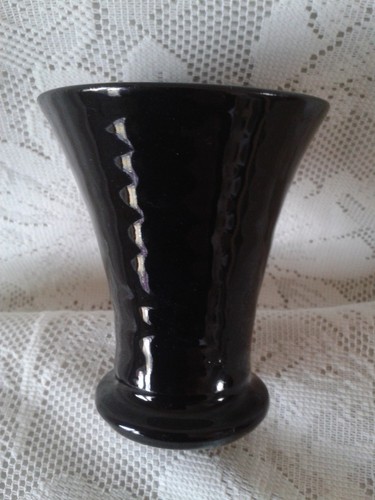 Posy vase black glazed - posy,