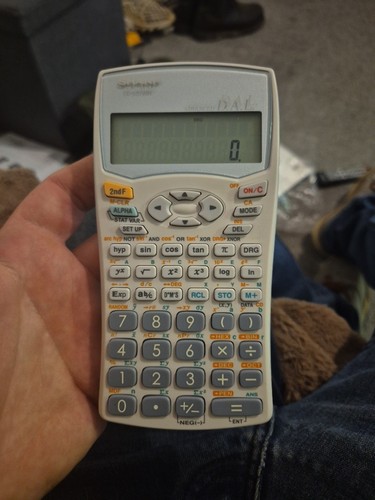 Sharp scientific calculator - sharp,