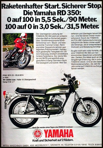 Yamaha 350 original - yamaha, rd