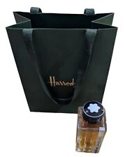 Harrods Paper Gift Bag Shopping Tote Dark Green Small W18xH21.5xD9cm