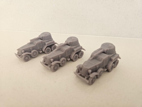 Soviet armoured cars - ba-10, x3
