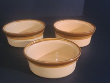 (LOT OF 3) Small Oval Granville T.G. Green Vintage Casserole Crocks (NO LIDS)