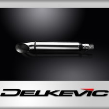 YAMAHA XVS950A MIDNIGHT STAR 09-15 410mm CUSTOM SILENCER EXHAUST KIT TURN OUT  