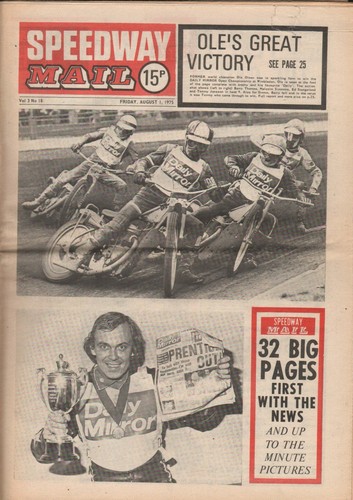 Speedway mail august 1975 - speedway,