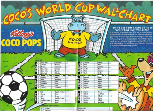 Coco pops world cup poster - cup,
