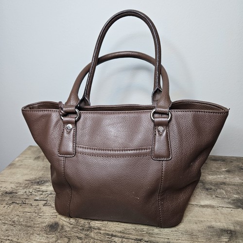 Tignanello leather handbag - tignanello,