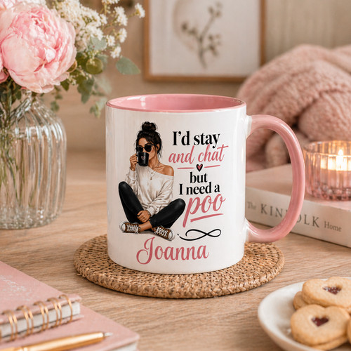 Personalised funny coffee mug - funny,