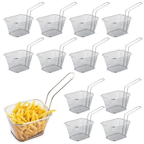 Pcs mini square fry basket - mini,