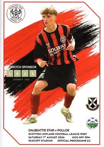 2026 dalbeattie star - star, v