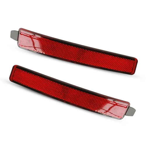 Red rear bumper reflectors - 2x,