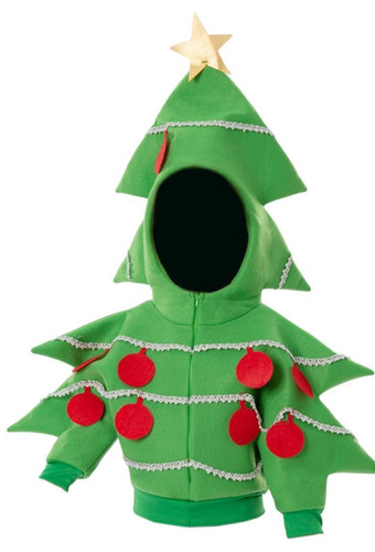 Kids christmas costume tree - christmas, xl