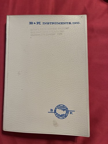 Instruments inc bruel - k, inc.