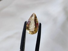 9.80ct Pear Cut Golden Yellow Beryl ( Heliodor) Loose Gemstone