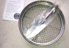 Practicool garden potting mix sieve stainless steel soil sifting pan + Trowel