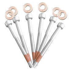 6 SETS FUEL INJECTOR BOLT AND