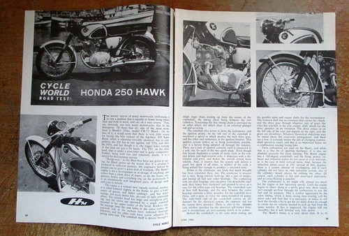 1963 honda hawk - cb-72,