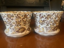 Two Vintage Spanish Floral