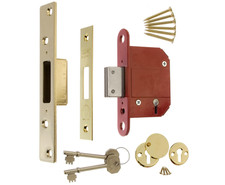 ERA Door Lock 261-31A 64 mm 5 lever Maximum Security mortice deadlock to BS 3621