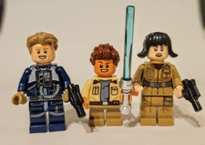 Lego Minifigures Star Wars, Antoc Merrick sw0963 Rowan sw0851 & Rose Tico sw0857