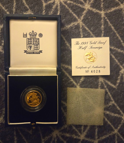 1998 royal mint - gold, proof