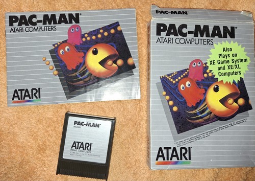 Atari game pac man plays - game, on