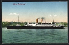 Postcard Passenger Ship Cap