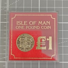 Isle of Man 1985 £1 Ramsey One Pound AA die Coin