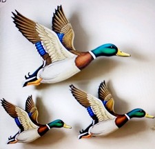 Flying wild ducks - wild,