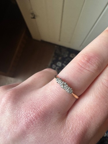 Vintage 18ct gold platinum - vintage,