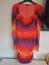 Evita Ombre Mini Dress Size