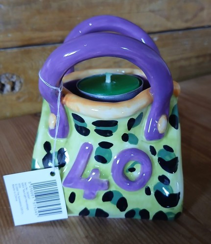 40th birthday ceramic tea - 40th,
