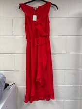 OASIS RED MAXI DRESS - SIZE 10
