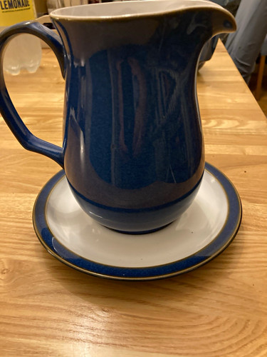 Denby imperial blue jug 5pt - imperial,