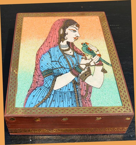 Wooden jewelry box - , with