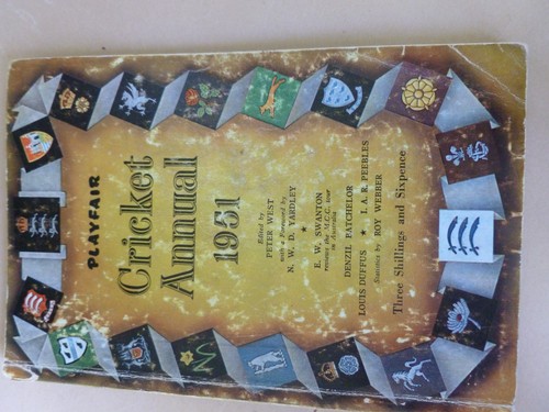 Playfair 1951 cricket - cricket, annual