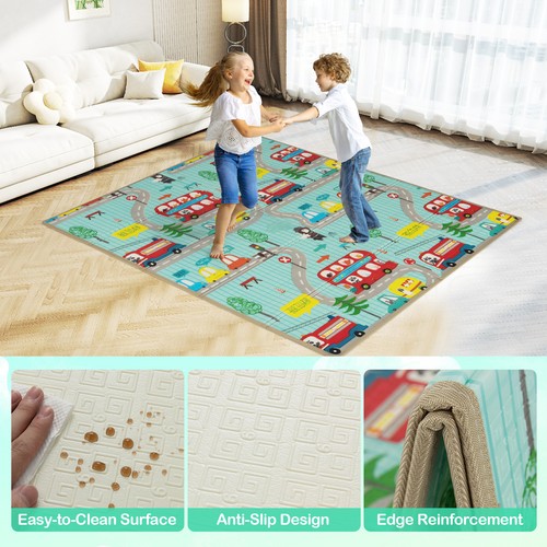 Colorful crawling floor mat - crawling,