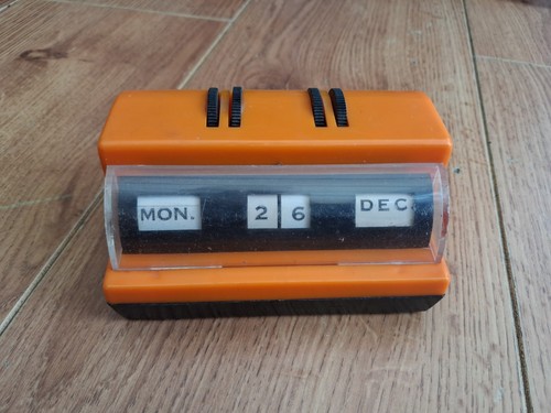 Vintage retro orange plastic - orange,