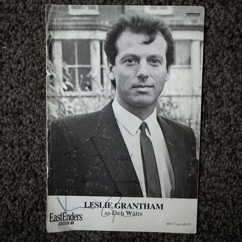 Leslie grantham genuine hand - -,